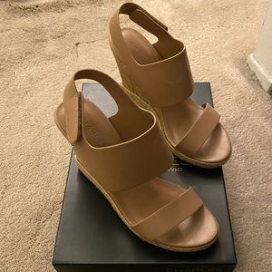 Charles by Charles David wedges in nude…great deal! Hard to find!!